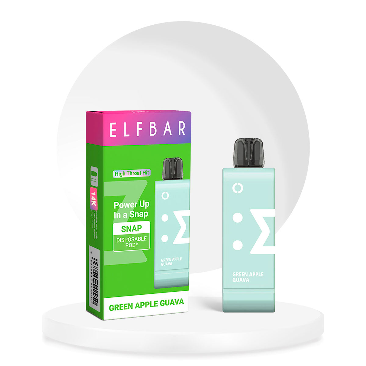 ELFBAR SNAP CARTRIDGE - GREEN APPLE GUAVA