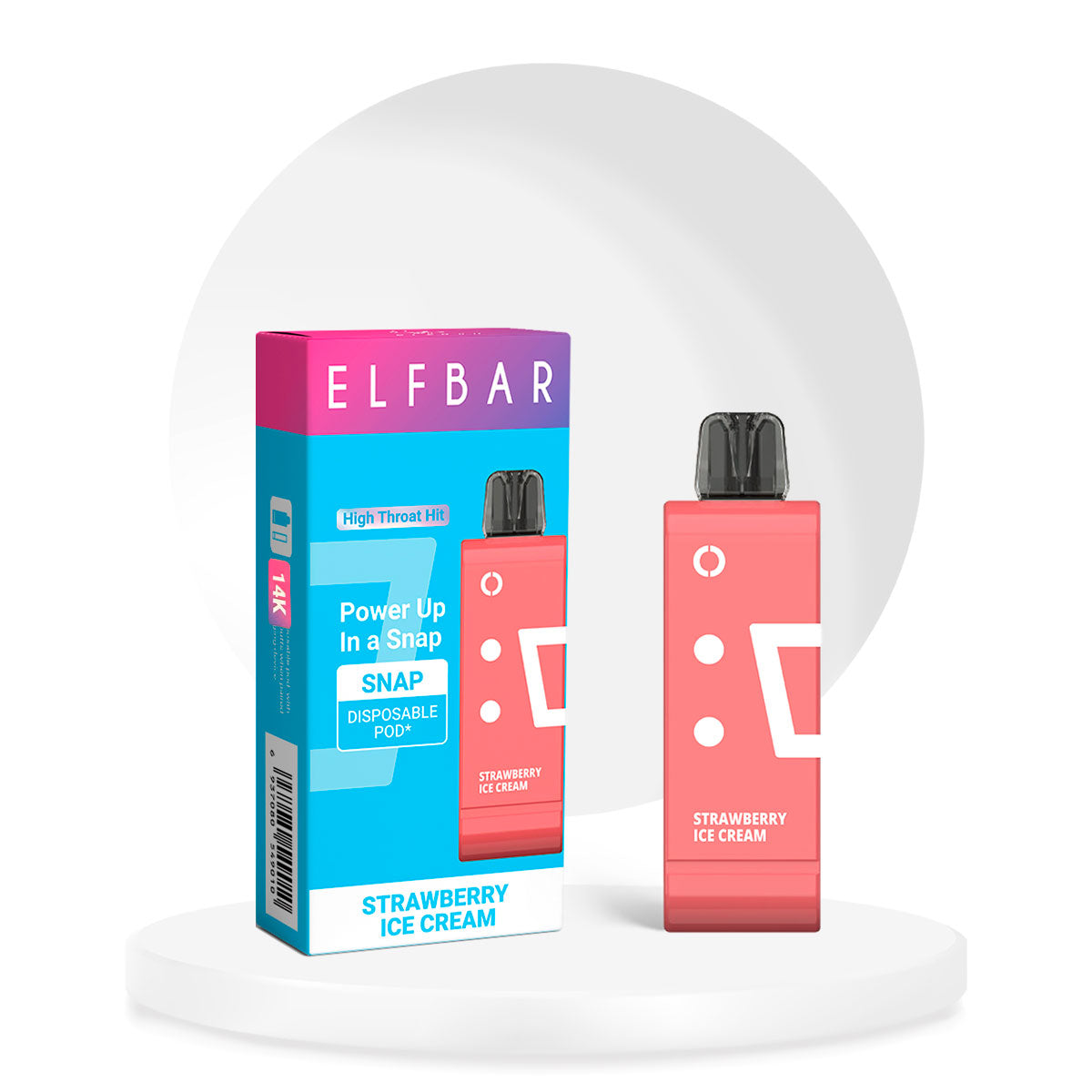 ELFBAR SNAP CARTRIDGE - STRAWBERRY ICE CREAM