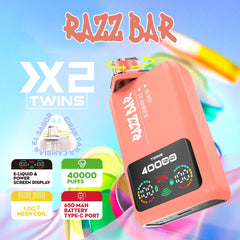 RAZZ BAR 40000 - BLUEBERRY ICE & LOVE66