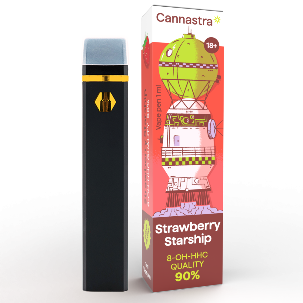 Cannastra - STRAWBERRY STARSHIP - 8-OH-HHC Vape Pen