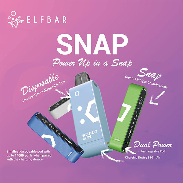 ELFBAR SNAP KIT - SOUR BUBBLEGUM